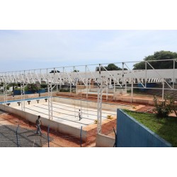 Vila Olímpica de Campo Largo terá piscinas aquecidas e coberturas de ginásios reformadas